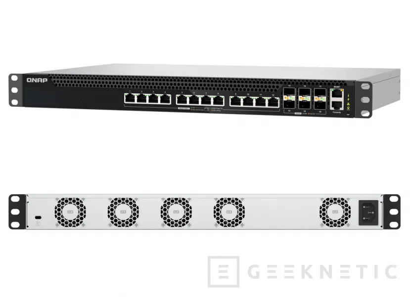Geeknetic QNAP presenta dos switches con 12 puertos 10 GbE y seis conexiones 25 GbE 1