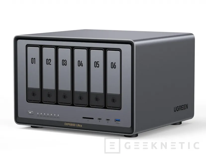 Geeknetic Los nuevos NAS profesionales de Ugreen se llaman DXP6800 Ultra y DXP8800 Ultra y vienen con chips Intel Core y doble puerto 10GbE 1
