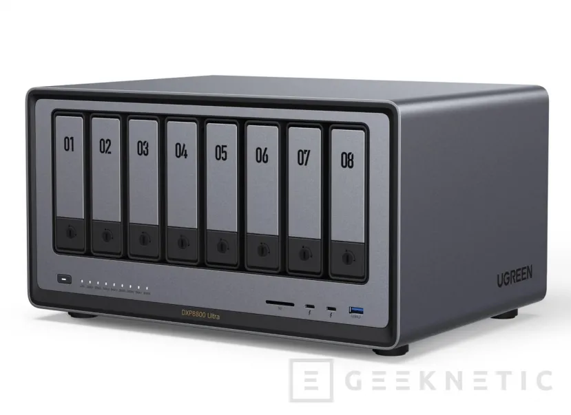 Geeknetic Los nuevos NAS profesionales de Ugreen se llaman DXP6800 Ultra y DXP8800 Ultra y vienen con chips Intel Core y doble puerto 10GbE 2