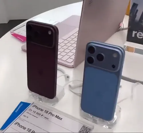 Geeknetic Los iPhone 18 Pro y Pro Max estrenan nuevos colores: azul y cereza oscuro 3