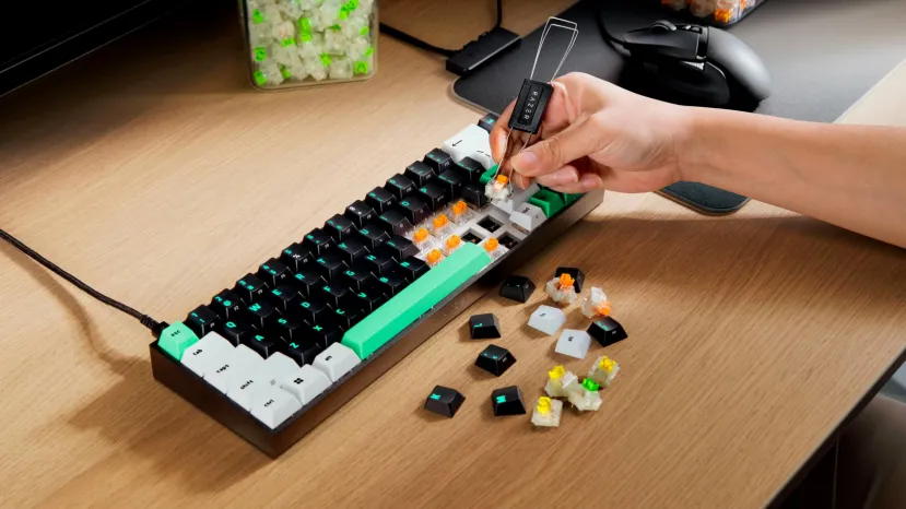 Geeknetic Razer lanza el teclado Reclusa X Mini 65% con placa intercambiable y amortiguación interna por 69,99 euros 4