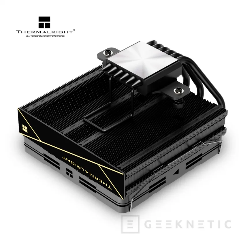 Geeknetic Los nuevos Thermalright AXP120-X77 y X77 BLACK son disipadores de perfil bajo de solo 77 mm con 6 heatpipes 3