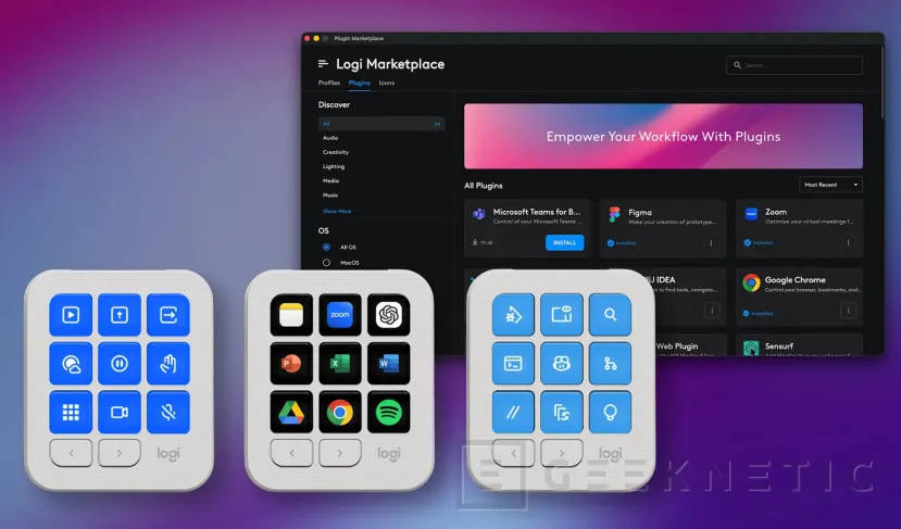 Geeknetic Logitech MX Keypad es el nuevo centro de control para desarrolladores con integración en GitHub Copilot, Claude Code y OpenAI Codex 2