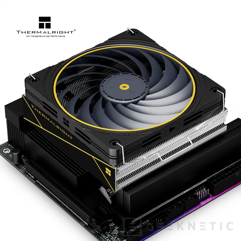 Geeknetic Los nuevos Thermalright AXP120-X77 y X77 BLACK son disipadores de perfil bajo de solo 77 mm con 6 heatpipes 1