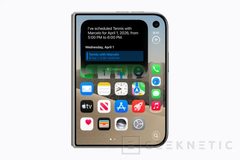 Geeknetic Apple presenta el iPhone Duo, su primer plegable con una pantalla interior de 7,6 pulgadas 2