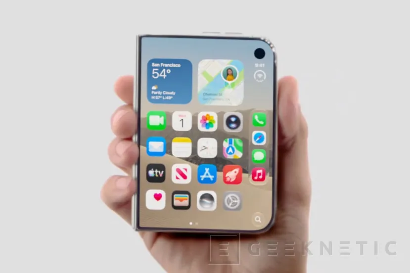 Geeknetic Apple presenta el iPhone Duo, su primer plegable con una pantalla interior de 7,6 pulgadas 4