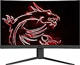 MSI Optix G24C4 - Monitor curvo Gaming de 23.6 " LED FullHD 144 Hz (1920 x 1080 p, Ratio 16:9, Panel VA, Anti-Glare, 1ms GTG), negro, compatible con consolas