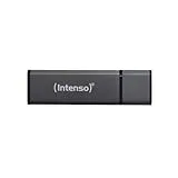 Intenso ALU Line - Memoria USB 2.0, 128 GB, Color Antracita