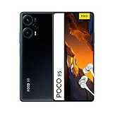 POCO F5 5G - Smartphone de 8+256GB, Pantalla de 6.67” 120Hz FHD+ POLED, Snapdragon 7+ Gen 2, Triple Camara 64MP con OIS , 5000mAh, NFC, Negro (Versión ES + 3 años de garantía)