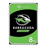 Seagate BarraCuda, 8 TB, Disco duro interno, HDD, 3,5", SATA 6 GB/s, 7200 RPM, caché de 256 MB para ordenador de sobremesa y PC, Paquete Abre-fácil (ST8000DMZ04)