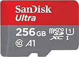 SanDisk Ultra 256GB microSDXC UHS-I Card for Chromebook with SD Adapter and up to 120MB/s transfer speed
