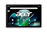 Acer Iconia Tab M10 - Tablet 10" WUXGA (1920x1200, MediaTek Kompanio 500, 4GB RAM, 128GB, Bluetooth, USB-C, Wi-Fi, MicroSD, Audio, Cámara Frontal y Trasera, Android 12) Color Plateado + Funda
