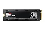 Samsung 980 PRO SSD with Heatsink 1TB PCIe Gen 4 NVMe M.2 Internal Solid State Hard Drive, Heat Control, Max Speed, PS5 Compatible, MZ-V8P1T0CW
