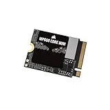 Corsair MP600 Core Mini 1TB M.2 NVMe PCIe x4 Gen4 2 SSD – M.2 2230 – hasta 5.000 MB/s de Lectura Secuencial – Alta Densidad QLC NAND – Ideal para Steam Deck, ASUS ROG Ally – Negro