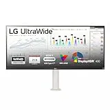 LG 34WQ68X-W.AEU Écran IPS 21:9 UltraWide™ 34" (86,72 cm) TFT-LCD Avec rétroéclairage LED Blanc antireflets Noir