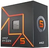 AMD Ryzen 5 7600 Procesador, 6C / 12T, hasta 5.1 GHz Max Boost con Wraith Stealth Cooler