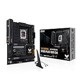 Asus TUF Gaming B760-PLUS WiFi D4 - Placa Base ATX Intel LGA 1700 (PCIe 5.0, Tres PCIe 4.0 M.2, VRM de 12+1 Fases, 2.5Gb Ethernet, DisplayPort, HDMI, USB 3.2 Gen 2 Type-C Frontal, Aura Sync)
