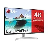 LG 32UN500P-W - Monitor 4K UHD UltraFine 32 pulgadas, Panel VA LED: 3840x2160, HDMIx2, DPx1, Altavoces 5W, 4ms, 60Hz, Conectividad Universal, Inclinación Ajustable, Color Negro