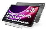 Lenovo Tab P11 (2nd Gen) - Tablet de 11.5" 2K (MediaTek Helio G99, 4GB de RAM, 128GB ampliables hasta 1 TB, 4 Altavoces, WiFi6E + Bluetooth, Android 12L) Precision Pen 2 (2023) - Gris Oscuro