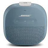 Bose Altavoz Bluetooth SoundLink Micro Sumergible, pequeño con Micro, Azul pétreo