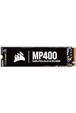 Corsair MP400 2TB Gen3 PCIe x4 NVMe M.2 SSD Velocidades de Lectura Secuencial de hasta 3.400 MB/s y de Escritura Secuencial de 3.000 MB/s, 3D QLC NAND de Adecuada Densidad Negro