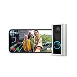 Mirilla digital Ring de Amazon (Door View Cam) | Cámara de seguridad con timbre, vídeo HD 1080p y wifi, para puertas de 34-55 mm de grosor (versión recomendada), con 30 días gratis de Ring Protect