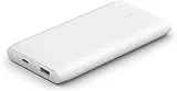 Belkin batería externa carga rápida de 10000mAh, cargador portátil con USB-C Power Delivery y puertos USB-C 18 W y USB-A 12 W, power bank para Samsung Galaxy, Pixel, iPhone, iPad y otros, blanco