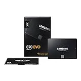 Samsung SSD 870 EVO, 1 TB, Form Factor 2.5&rdquo, Intelligent Turbo Write, Magician 6 Software, Black (Internal SSD)