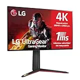 LG 27GP95RP-B - Monitor Gaming UltraGear, 27 Pulgadas, IPS: 3840x2160, 16:9, 1ms, 144Hz, DCI-P3>98%, HDR10, HDMI 2.1 x2, DPx1, USB-Ax3, NVIDIA G-Sync, AMD FreeSync PremiumPro, Negro