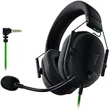 Razer BlackShark V2 X - Auriculares Gaming (Auriculares con cable con controlador de 50 mm, supresión de ruido para PC, Mac, PS4, Xbox One y Switch) Negro