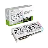 Asus ROG Strix GeForce RTX 4090 White OC Edition, Tarjeta gráfica Gaming (PCIe 4.0, 24GB GDDR6X, HDMI 2.1a, DisplayPort 1.4a)