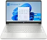 HP 15s-fq0044ns - Ordenador portátil de 15.6" Full HD (Intel Celeron N4120, 8GB RAM, 256GB SSD, Intel UHD Graphics 600, Windows 11 Home, Carga rápida HP) Silver - Teclado QWERTY Español