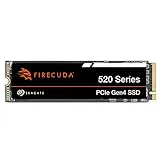 Seagate FireCuda 520 NVMe SSD, 2 TB, SSD interno, M.2 PCIe Gen4 ×4 NVMe 1.4, con velocidades de hasta 4850/4750 MB/s, 3 años Rescue Services (ZP2000GV3A012)