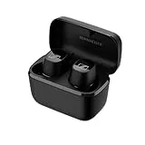 Sennheiser Auriculares CX Plus True Wireless intraaurales, Bluetooth con cancelación activa de ruido, controles táctiles personalizables, IPX4 y batería de 24 horas de duración, negro