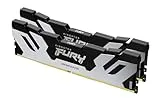 Kingston Fury Renegade DDR5 Silver/Black XMP 32GB 6400MT/s CL32 DIMM Desktop Gaming Memory (Kit of 2) - KF564C32RSK2-32