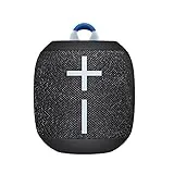 Ultimate Ears WONDERBOOM 3, Pequeño Altavoz Inalámbrico Portátil Bluetooth, Sonido con Bajos Potentes de 360 Grados para Exteriores, Resistente al Agua, Rango de 40 m - Negro