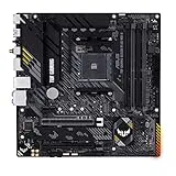 ASUS TUF Gaming B550M-PLUS WiFi II - Placa Base Micro-ATX AMD B550 (PCIe 4.0, 2X M.2, VRM de 10 etapas, HDMI, DP, USB 3.2 Gen. 2 de Tipo A y C, Aura Sync RGB)