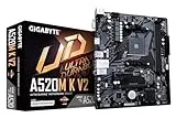 Gigabyte Placa Base AMD A520 Ultra Duradera con GbE LAN con gestión de Ancho de Banda, PCIe 3.0 x4 M.2, Smart Fan 5, diseño de resistencias antiazufre