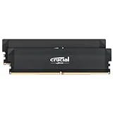 Crucial Pro RAM DDR5 32GB (2x16GB) 6000MHz CL36, Memoria Overclocking Gaming, Intel XMP 3.0 / AMD EXPO, (PC) Memoria RAM DDR5 32GB, Negro - CP2K16G60C36U5B