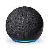 Echo Dot (5th generation, 2022 model) |  Smart Wi-Fi and Bluetooth speaker with Alexa, with more powerful and wider sound |  Anthracite