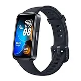 HUAWEI Band 8 Smart Watch, Diseño Fino, Seguimiento Preciso del Sueño, Batería de 14 días, Compatible con Android e iOS, para Salud y Bienestar,Versión Española, Negro