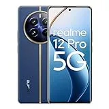 realme Teléfono Móvil 12 Pro 5G 8 + 256GB, Cámara para retratos con teleobjetivo, Sony IMX882 con OIS, Pantalla de visión curva de 120Hz, Procesador Snapdragon 6 de 1ª generación 5G, Submarine Blue