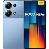 Xiaomi Poco M6 Pro - 12+512GB Smartphone, 6.67” 120Hz FHD+ AMOLED Screen, MediaTek Helio G99-Ultra, Triple camera up to 64MP, 5000mAh, Blue (ES Version)