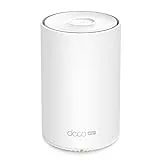 TP-Link Deco X50-4G (1 Pack) - WiFi AI Mesh AX3000 Mbps, Cat 6, Dual-Band, Sistema WiFi 6, Cobertura WiFi de 230 m2, 3xPuerto Gigabit,Control Parental,Protección de la Red