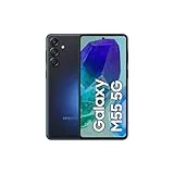 Samsung Galaxy M55 5G 256GB - Teléfono Móvil Android, Smartphone Libre, Pantalla 6,7" FHD+Super AMOLED+, Negro (Versión Española)