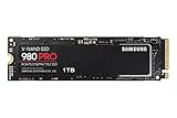 Samsung 980 PRO 1TB, hasta 7.000 MB/s, PCIe 4.0 NVMe M.2 (2280), SSD interno (MZ-V8P1T0)