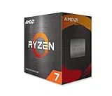 AMD Procesador Ryzen 7 5800 XT, 8 Núcleos/16 Hilos, Arquitectura Zen 3, 36 MB de Caché L3, TDP de 105 W, Boost de Frecuencia de hasta 4.8 GHz, Socket AM4, DDR4 y PCIe 4.0, Ventilador Wraith Prism