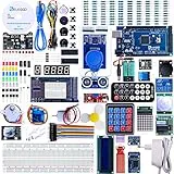 ELEGOO Conjunto Mas Completo y Avanzado de Iniciación Compatible con Arduino IDE Mega 2560 con Guías Tutorial en Español y Conjunto con Placa Controladora Mega 2560 R3, Servomotor.