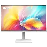 MSI Modern MD272QXPW Monitor de Oficina WQHD de 27", Panel IPS 2560 x 1440, 100 Hz, Pantalla Eye-Friendly, DisplayHDR 400, Altavoces Integrados, KVM, DP 1.2a, HDMI 2.0b, USB Tipo-C, Blanco