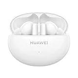 HUAWEI FreeBuds 5i Auriculares Inalámbricos, iOS y Android y Windows, Bluetooth 5.2, Control Deslizar, Hi-Res Audio, 3 Modos ANC, 28 Horas de Batería, IP54, Doble Conexión, Blanco